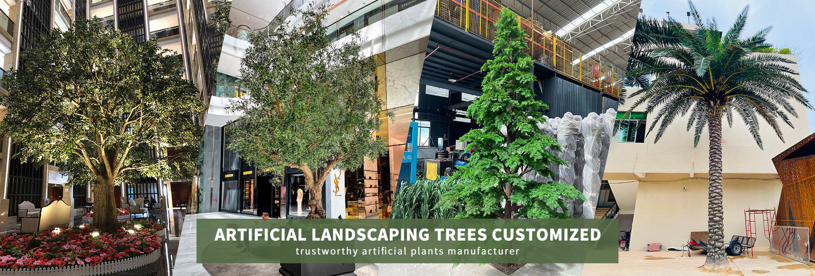 कृत्रिम उष्णकटिबंधीय खजूर का पेड़