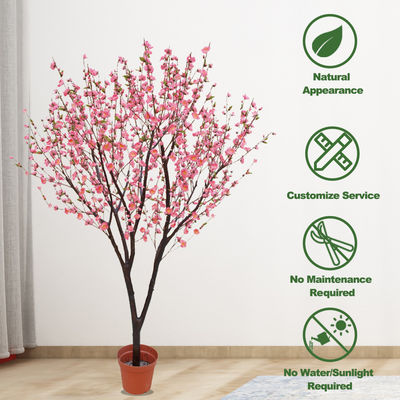 180cm Potted Cherry Blossom Tree Decoration Plant Artificial Flower Bonsai