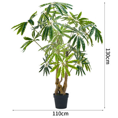130cm Artificial Potted Plants Flowers Silk For Patio Low Maintanence