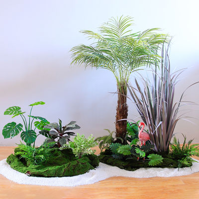 Anti Fading Artificial Landscape Plants 2-5 Square Meter With Plants And Bush