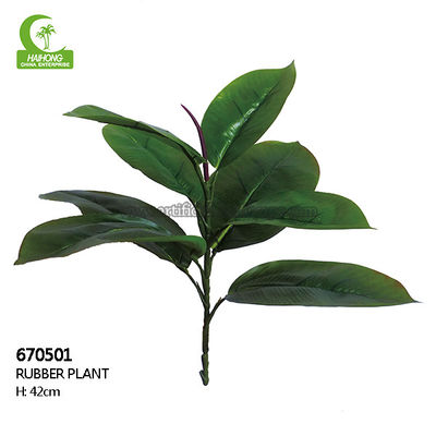 Real Touch Height 50cm Artificial Tree Branches With 12 Leaves