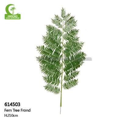 Wiind Resistance 160cm Artificial Tree Branches , Plastic Fern Leaves Realistic