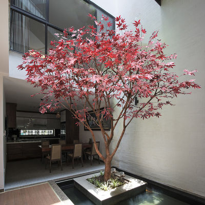 All Season Simulated Anti UV Artificial Maple Tree Indoor Ornament