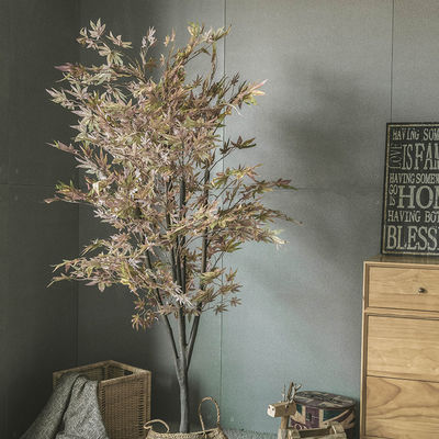 Artificial Potted Landscaping Maple Tree Home Garden Ornaments