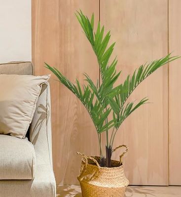 Soft Artificial Potted Floor Plants Kenita Pot For Home Decor Uv Resistant