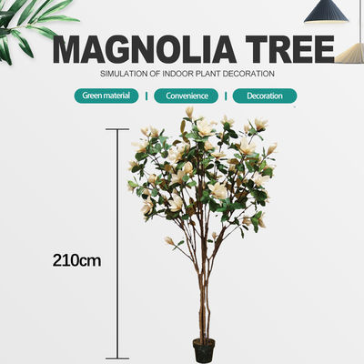 210cm Artificial Magnolia Tree For House Office Long Lasting Evergreen Plants