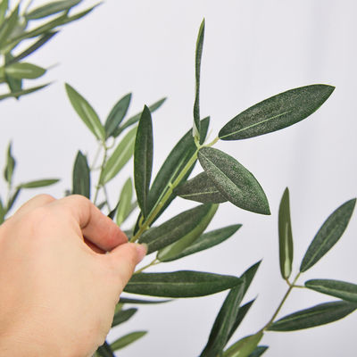 Anti UV Artificial Olive Tree Fresh And Welcoming Mimic Exact Colors Textures Of Real Plants