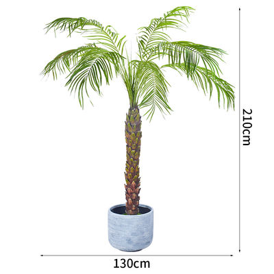190cm Artificial Plants Phoenix Palm Tree Evergreen Indoor Palm Tree Rainstorm Style Palm Tree