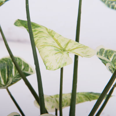 SGS Artificial Potted Floor Plants High Simulation Plastic Philodendron Birkin