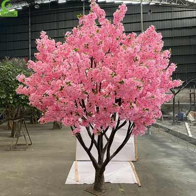 3m-6m LED Lights Artificilal Cherry Flowers Tree Customize Indoor Sakura Faux Decor Tree Big Artifical Blossom Trees for Wedding