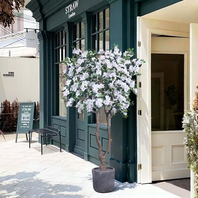 Wholesale 220cm Artificial Bougainvillea Plant - Model B White - Haihong Factory Direct | Realistic Outdoor Decor | Bulk Supply for Landscaping