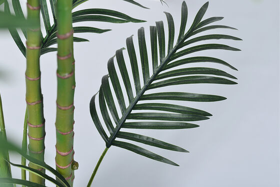 wholesale 150cm Artificial Tropical Palm Hawaii Palm Plant Potted Faux Green Plants For Indoor Decoration