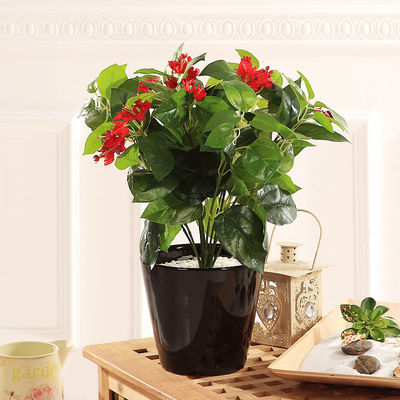 40cm Landing Artificial Potted Plant Garden Ornament Evergreen Bleeding Heart Bush