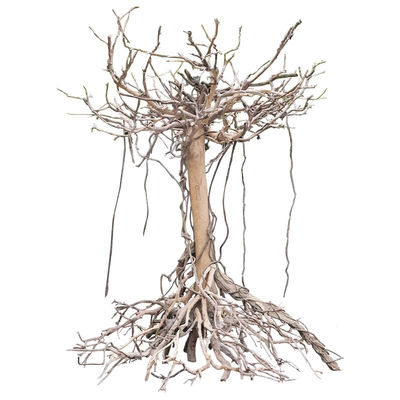 Lifelike Fiberglass Dry Tree Trunk Custom Props Retro Style Planting Decoration