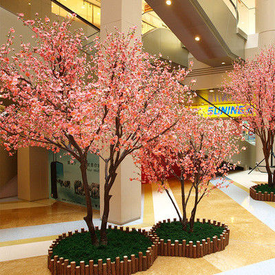Peach Blossom Cherry Artificial Wishing Tree Indoor Festival Wedding Decoration